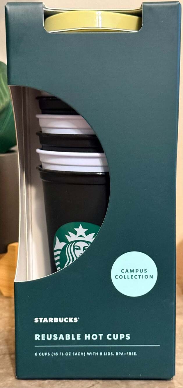 Starbucks Campus Collection CU University of Colorado Reusable Hot Cups